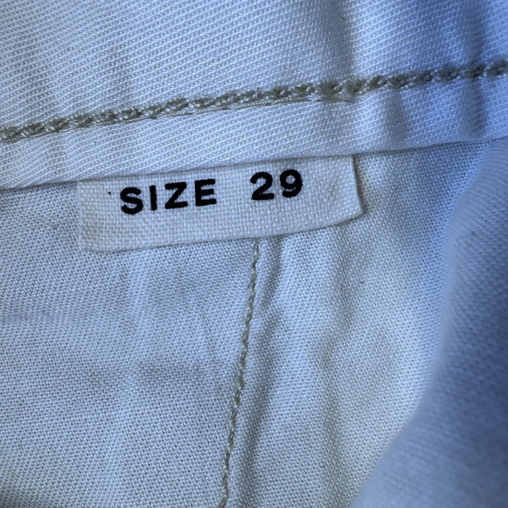BUCK MASON Uniform Khaki Paperback Twill Maverick Slim Officer Chino Mens 29x32 - Picture 2 of 16